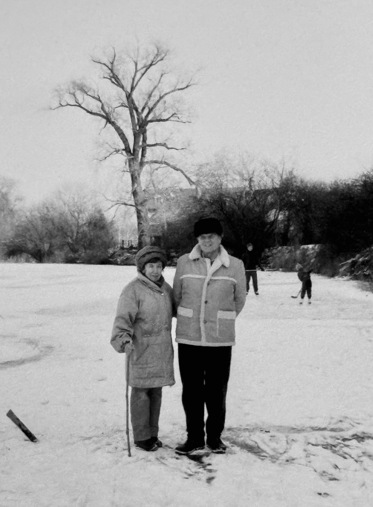 manželé Holý-Hamerský rybník 1997